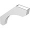 Ekena Millwork 4-in. W x 28-in. D x 28-in. H Legacy Architectural Grade PVC Knee Brace BRCP04X28X28LEC - alternate 6